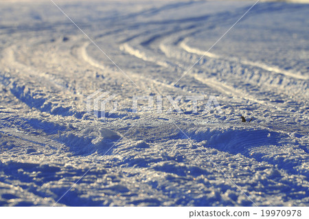 snow texture tracks in the snow winter 19970978