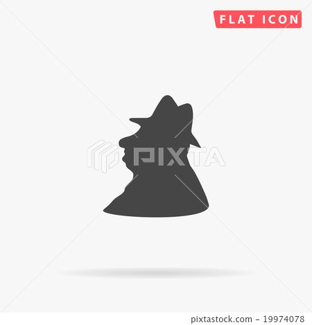 Boss simple flat icon 19974078