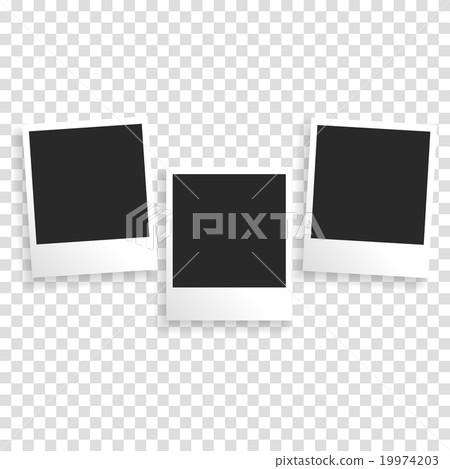 Photo frame on a transparent background  19974203