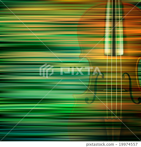 abstract grunge music background with violin 19974557