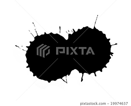 Drop of India ink 19974637