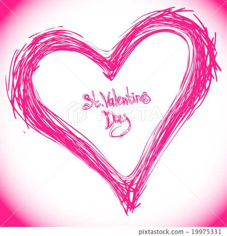 hand drawn heart, vector hand drawn heart, vector 19975331