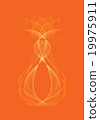 Abstract Orange Background illustration 19975911