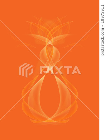 Abstract Orange Background illustration 19975911