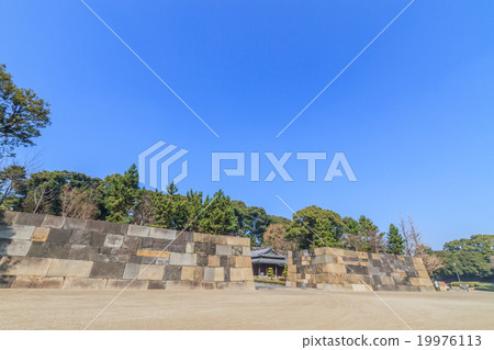 江戶城堡中野觀光在春天 19976113