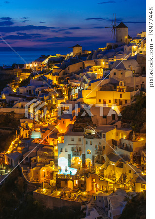 Nighttime in Santorini 19977448
