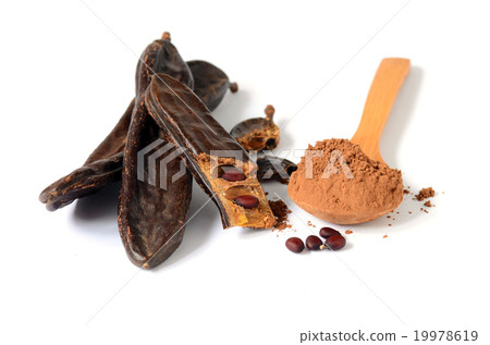 Ripe carob pods 19978619