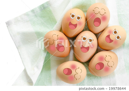 Eggs in Expression Face. 19978644