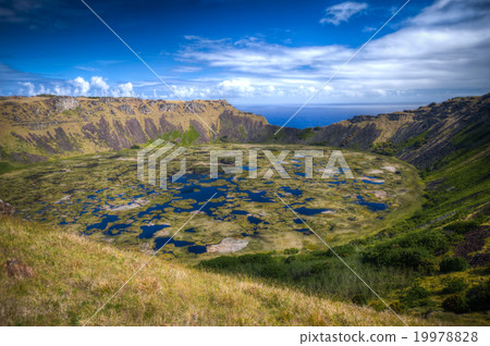 Rano Kau volcano Rano Kau volcano 19978828