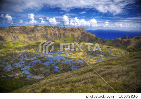 Rano Kau volcano Rano Kau volcano 19978830
