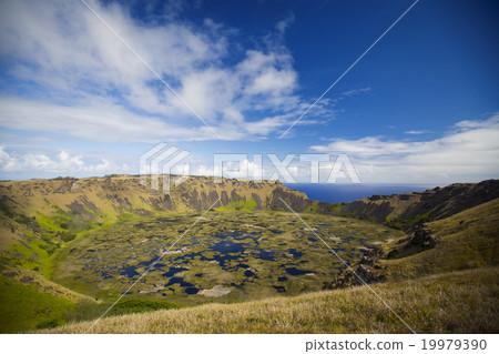 Rano Kau volcano Rano Kau volcano 19979390