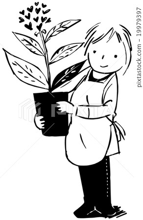 Heart flowers bloomed 19979397