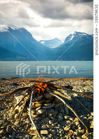 fire at sea fire at sea 19979638