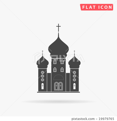 Church simple flat icon Church simple flat icon 19979765