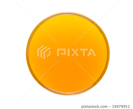 Glass of orange juice from above Glass of orange juice from above 19979951