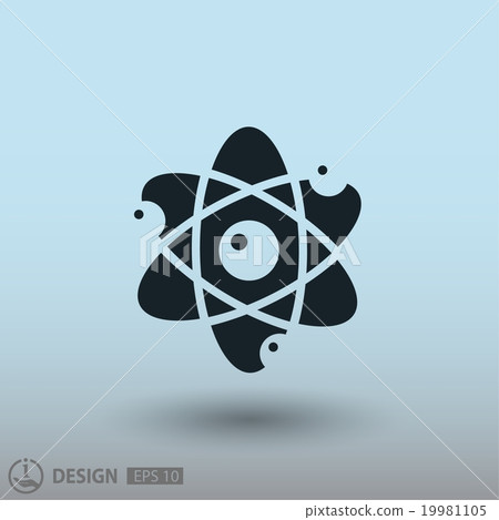 Pictograph of atom Pictograph of atom 19981105