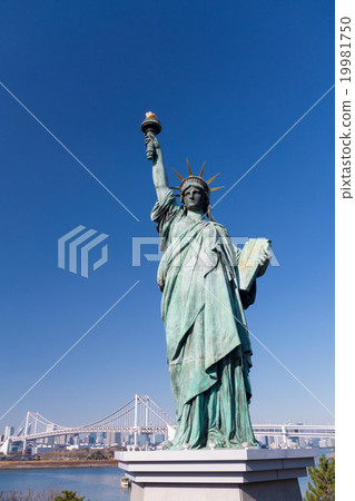 在Odaiba的自由女神像 在Odaiba的自由女神像 19981750