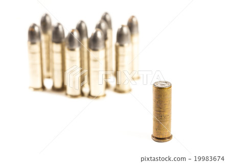 Think different (group of bullets & single bullet) 19983674