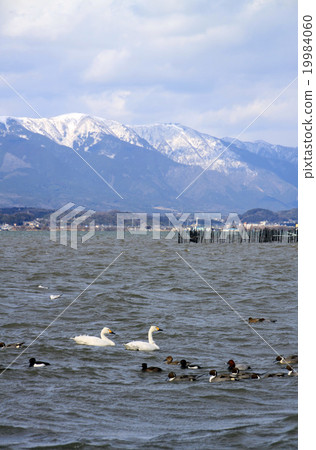 Lake Biwa in winter Lake Biwa in winter 19984060