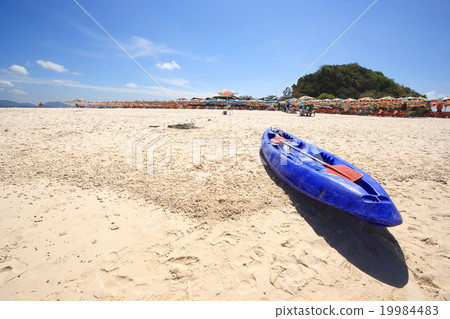 Canoe and Beach Canoe and Beach 19984483