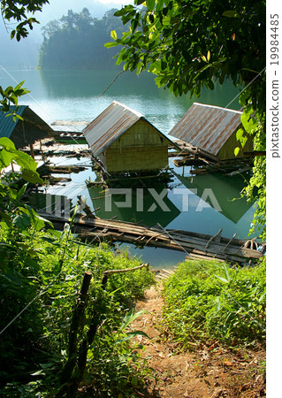 Floating inside the house. Chiao Lan Dam. 19984485