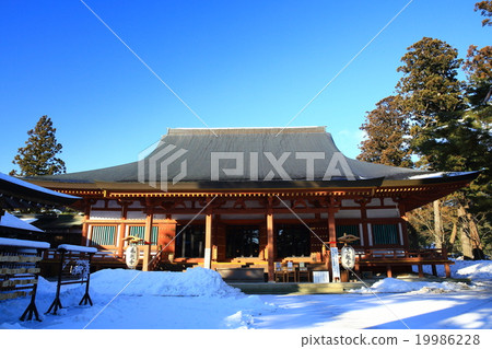 World Heritage Hiraizumi Winter's Kogoshiji Main Hall World Heritage Hiraizumi Winter's Kogoshiji Main Hall 19986228