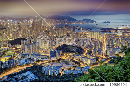 Hong Kong night Hong Kong night 19986594
