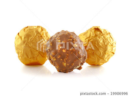 Sweet chocolate candy wrapped Sweet chocolate candy wrapped 19986996