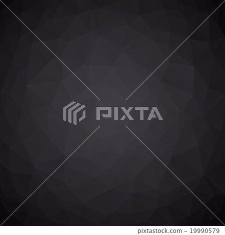 Black poly abstract background Black poly abstract background 19990579