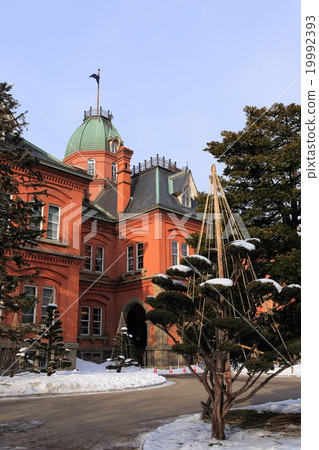 Old Hokkaido agency in winter 19992393
