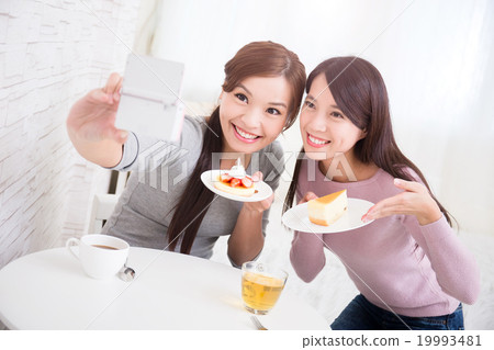 happy young female friends happy young female friends 19993481