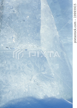 Glacial block of ice closeup. 19993915
