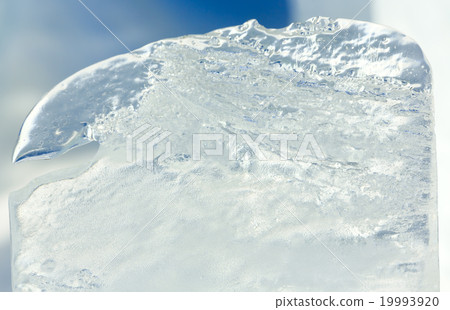 Glacial block of ice closeup. 19993920