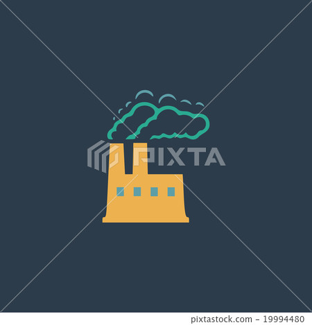 INDUSTRY flat icon INDUSTRY flat icon 19994480