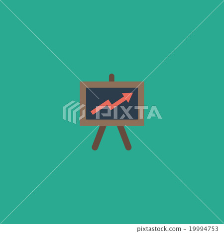 Presentation billboard icon symbol Flat modern Presentation billboard icon symbol Flat modern 19994753
