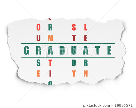 Learning concept: Graduate in Crossword Puzzle Learning concept: Graduate in Crossword Puzzle 19995571