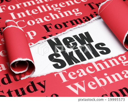 Studying concept: black text New Skills under the Studying concept: black text New Skills under the 19995573
