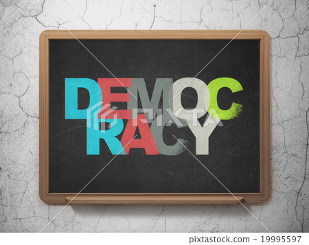 Political concept: Democracy on School Board 19995597