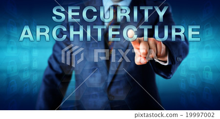 Consultant Pushing SECURITY ARCHITECTURE Onscreen 19997002