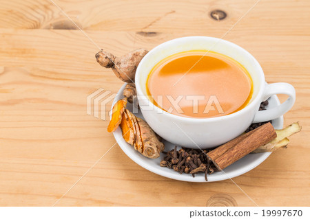 Healthy turmeric tea with other spices Healthy turmeric tea with other spices 19997670
