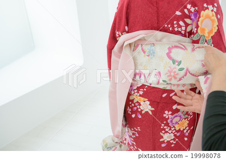 長袖和服 穿著和服 日式服裝 19998078