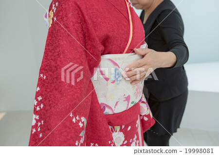 長袖和服 穿著和服 日式服裝 19998081