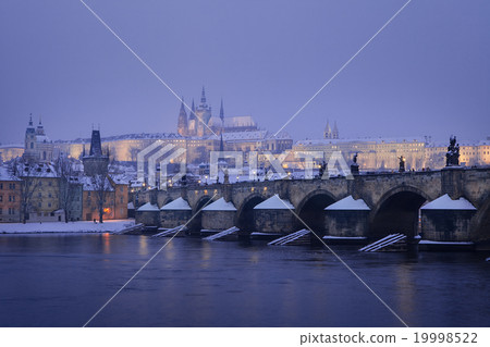Charles Bridge and Prague Castle from Lavka Charles Bridge and Prague Castle from Lavka 19998522