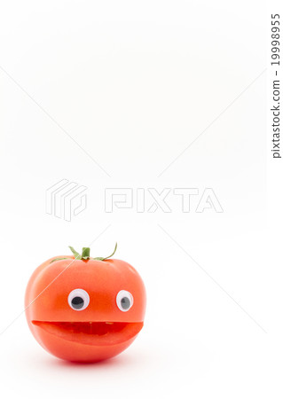 Tomato with eyeballs: tomato with wiggle eyes 19998955
