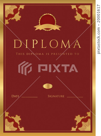 Certificate, Diploma of completion design template Certificate, Diploma of completion design template 20001617