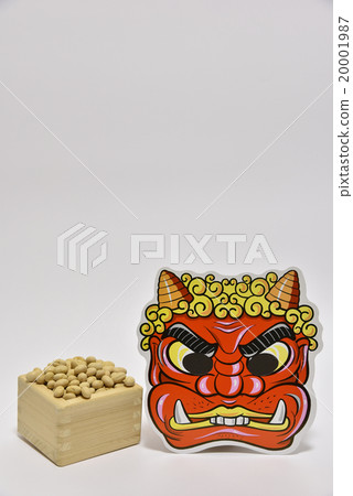 Setsubun Fukuzu and red onigiri Setsubun Fukuzu and red onigiri 20001987