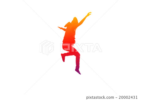 Girl is jumping Girl is jumping 20002431