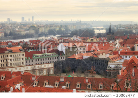 viewpoint panorama of Prague over the river 20002477