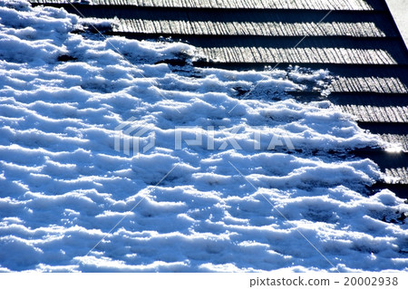 Snow melting on the roof 20002938
