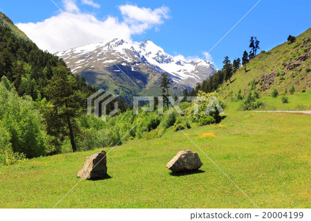 Caucasus mountains Dombai 20004199